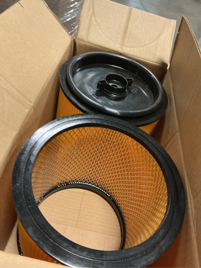 Condition photo showing Good Condition for 2 Pack Standard Cartridge Filter & Retainer Kit, Compatible with Vacmaster VCFS & Hart ShopVacs, Universal Fit for Most 5-20 Gallon Wet/Dry Vacuum Cleaners