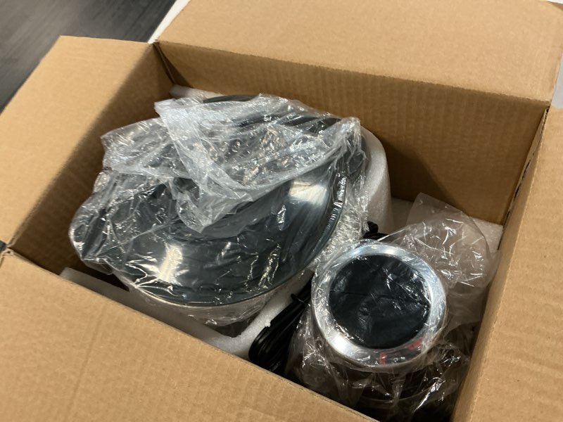 Condition photo showing Good Condition for ganiza food processors, electric food chopper with meat grinder & vegetable chopper - 2 bowls (8 cup+8 cup) with powerful 450w copper motor - includes 2 sets of bi-level blades for fruits/meat/nuts black