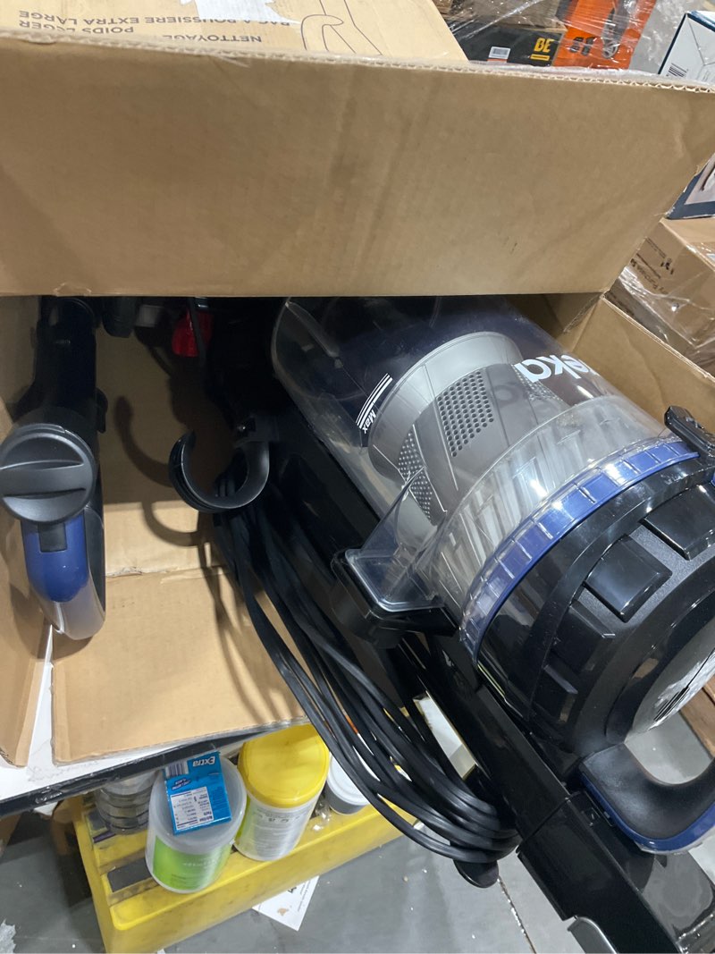 Condition photo showing As Is for Eureka Upright Vacuum Cleaner for Carpet and Hard Floor,Powerful Vacuum with Dual Cyclone Suction,Swivel Steering,Anti-Tangle,Large Dust Cup,NEU612BL, Blue