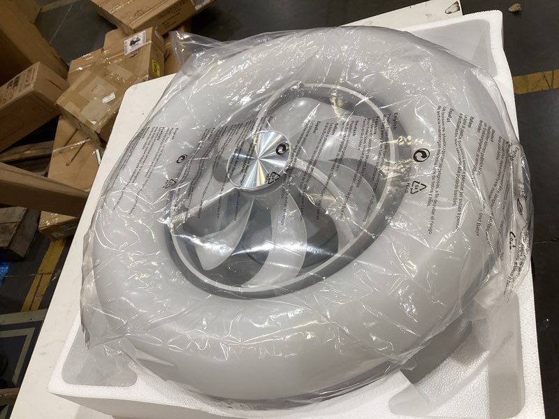 Condition photo showing Good Condition for orison ceiling fans with lights- low profile ceiling fan with light 22.4“ led dimmable ceiling fans with remote control,smart 3 light color and 6 speeds 7 blades white regular