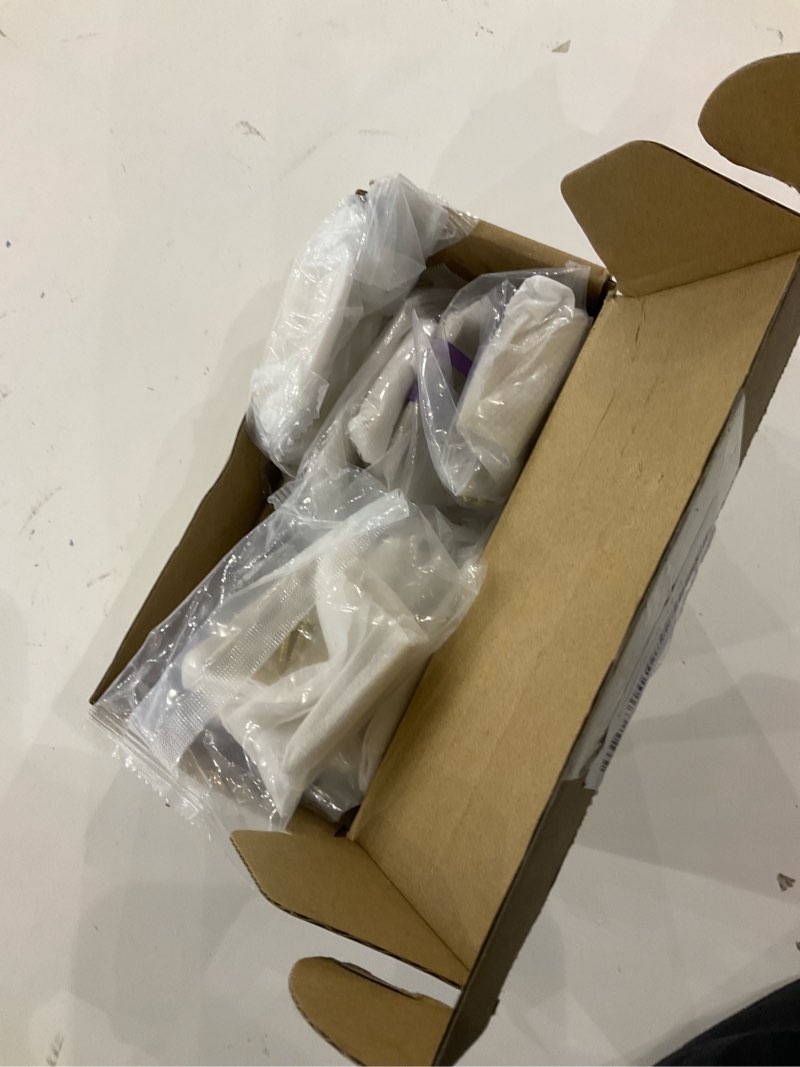 Box of metal corner pieces w screws