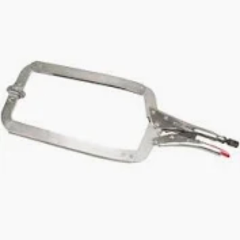 MAXPOWER 24-inch C Clamp Locking Pliers, Large Locking C Clamp with Grip Swivel Pads, MAX Jaw Capaci