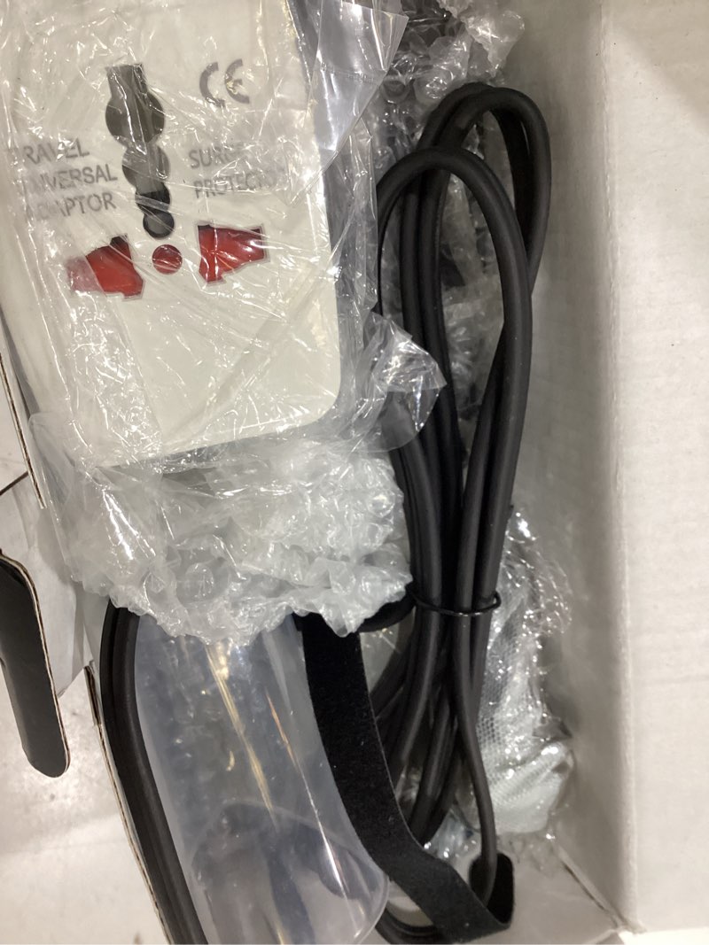 Condition photo showing Good Condition for doer brands travel steamer for clothes dual voltage 110-240v, handheld steamer, 1100w powerful wrinkle remover, ceramic panel, 3 steam levels & 360° rotating head,travel kit with universal adapter