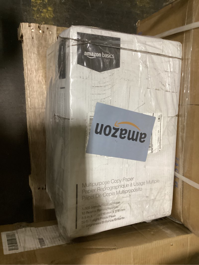 Condition photo showing Good Condition for Amazon Basics Multipurpose Copy Printer Paper, 20 lb, 8.5 x 11 Inches, 10 Reams (5,000 Sheets), 92 Bright, White 10 Reams | 5000 Sheets Letter (8.5x11)