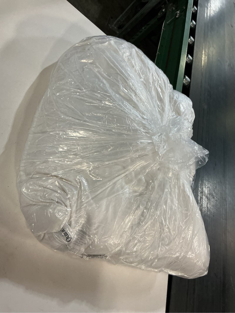 Condition photo showing As Is for luxe goose down pillow, standard, soft/medium