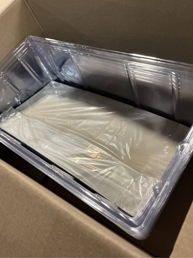 Condition photo showing As Is for MIXC 10 Pack Humidity Dome 7" Tall Extra Strength, 1020 Growing Trays Cover, Propagation Seed Cloning Lid Vented for 10 x 20 Inch Flat Tray and Seed Starting Germination 10 Pack 7" Domes-Green