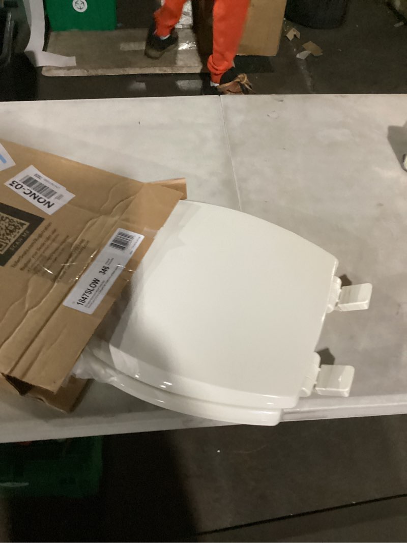 Mayfair Cassel Slow Close Toilet Seat, Easy Clean, Non Slip Premium Wood Seat, Easy Install, Made in