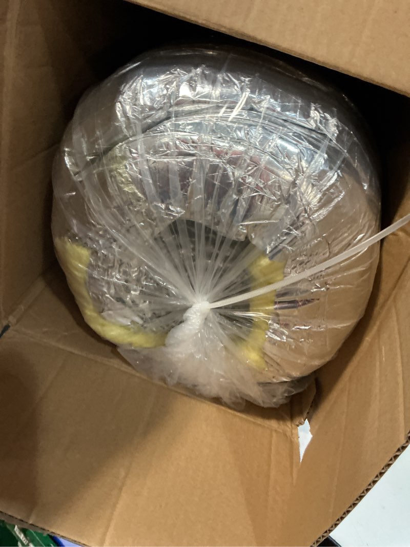 Condition photo showing New/Like New for 6 inch 25 feet r4.2 insulated flexible duct | high-efficiency thermal insulation | suitable for heating & cooling 6 in 25 ft(r4.2)