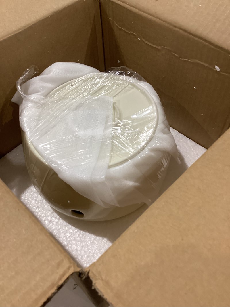 Condition photo showing Good Condition for ceramic pet feeding and drinking bowls, 1.3l/ 44oz cat water fountain, pet drinking fountain for cats dogs indoor, cat water dispenser with filters, silent automatic pet water fountain, off white ceramic-off white