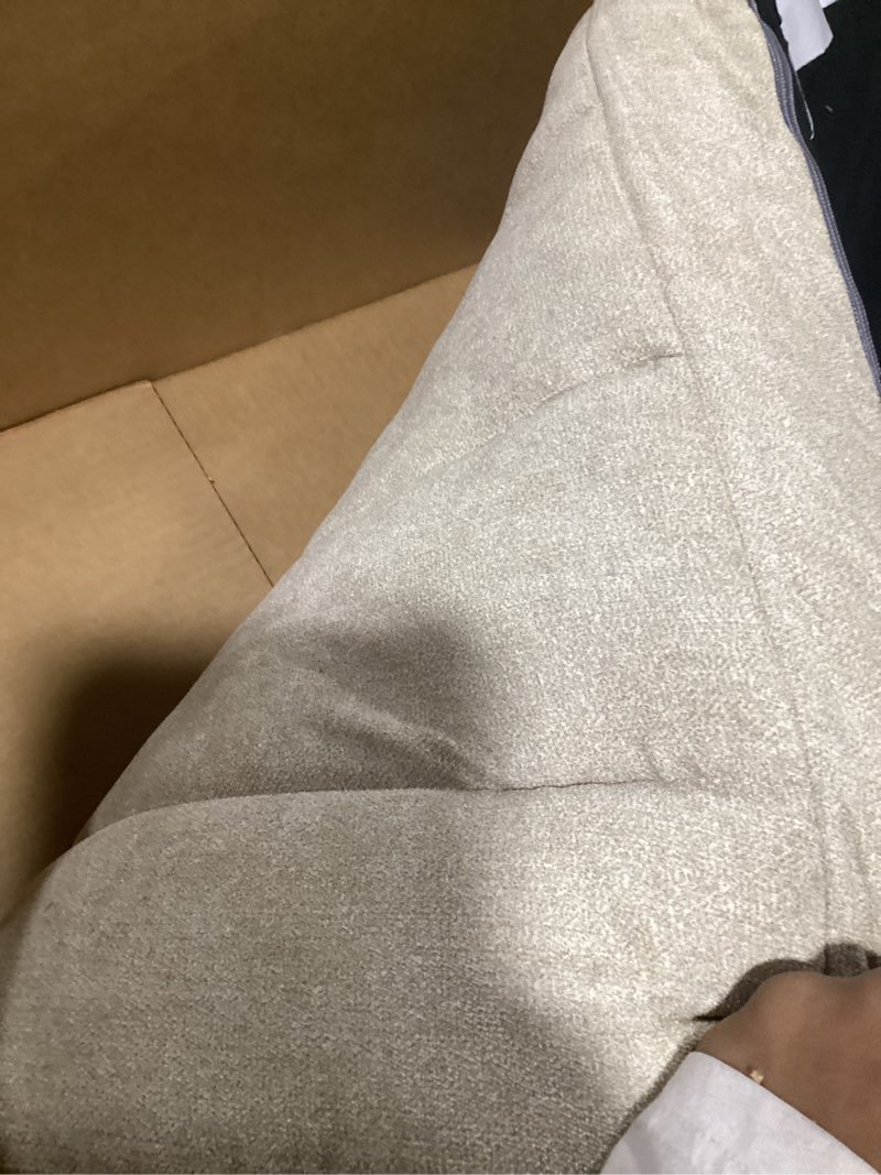 Condition photo showing As Is for (Similar to)EHEYCIGA Memory Foam Dog Bed XLarge Sized Dogs, Extra Large Dog Bed Orthopedic with Washable Removable Cover, Waterproof XL Pet Bed Couch, 44x33x6 Inches, Beige