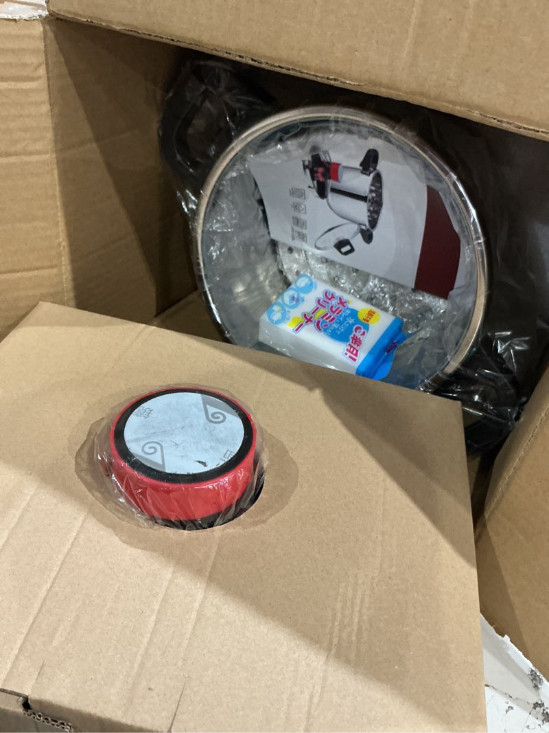Condition photo showing New/Like New for 3-in-1 304 stainless steel pressure cooker 6.3 quart: [explosion-proof] [3 psi settings], one-hand locking pressure canner, induction compatible, glass lid & steamer rack included, olla de presion 6.3 quarts