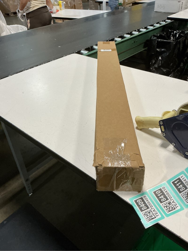 Condition photo showing New/Like New for natural linen curtains 84 inch length 2 panels for living room neutral textured pinch pleated curtains ivory cream beige light filtering pleated drapes 84 inches long back tab hooks clips rings 7ft 40"w x 84"l (pack of 2) natural