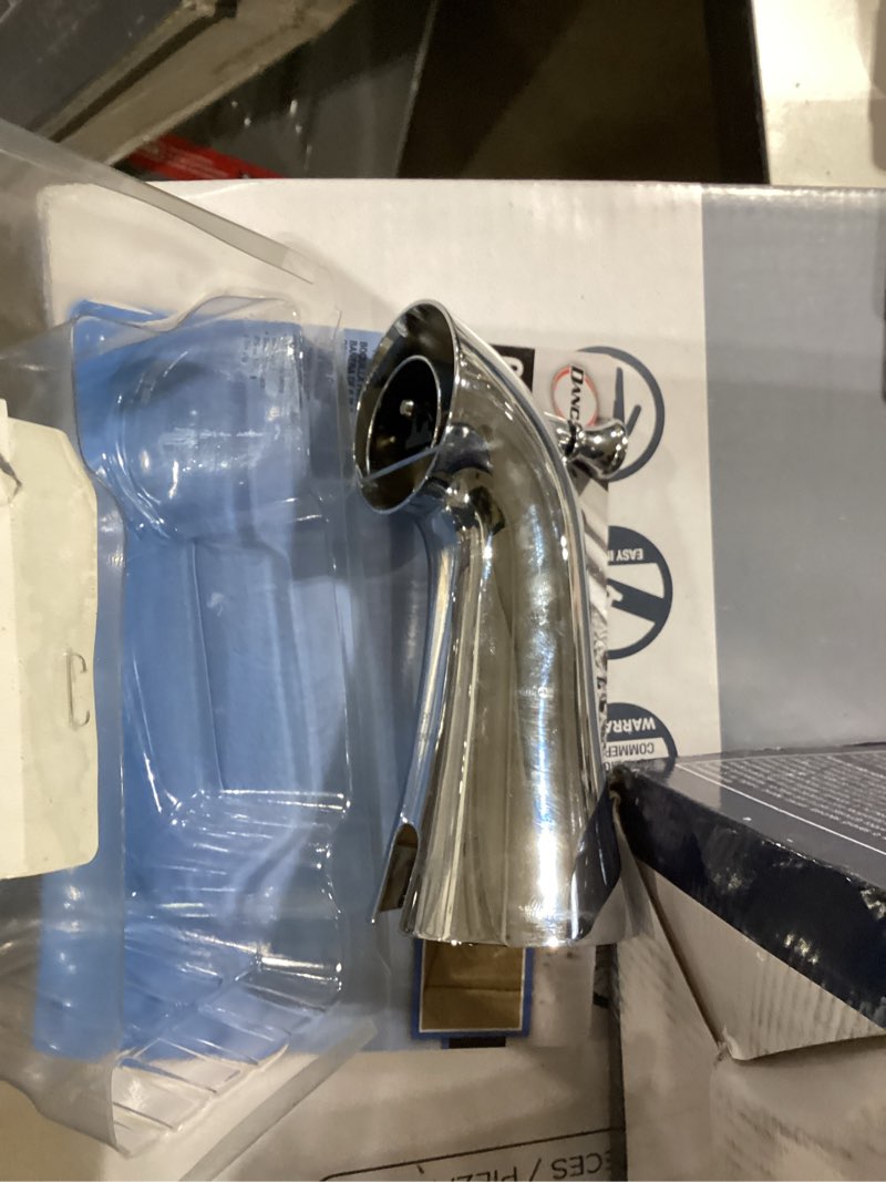 Condition photo showing Good Condition for danco 6 in. decorative tub spout with pull up diverter in chrome (10315)