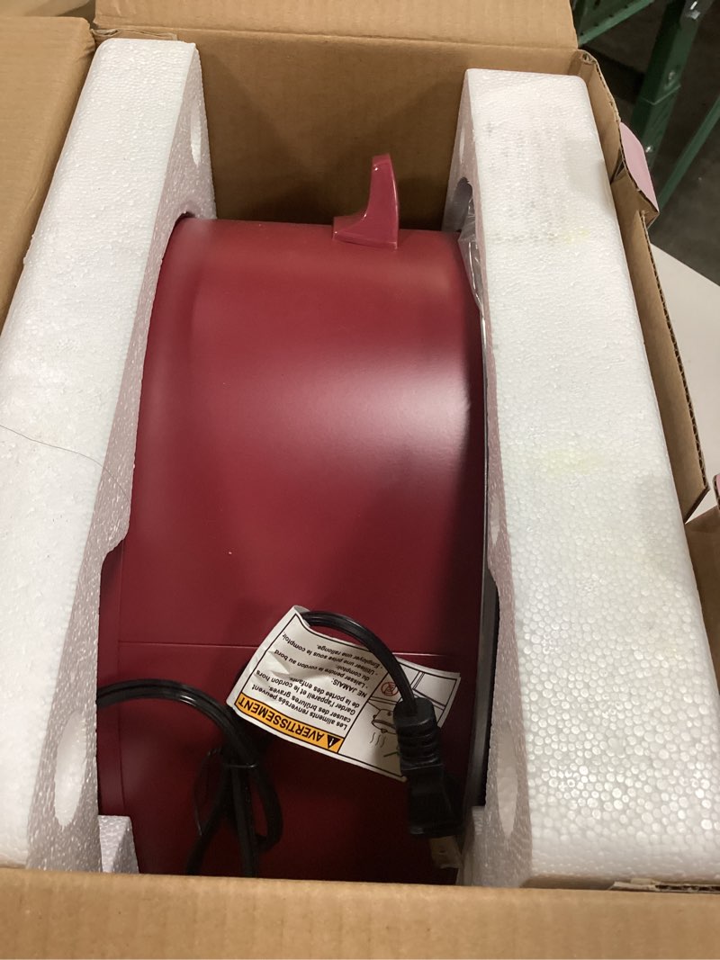 Condition photo showing Good Condition for Paris Hilton 6-Quart Manual Slow Cooker, Features Three Settings (Low, High, Warm), Naturally Nonstick and Dishwasher Safe Stoneware Insert, Family Sized Capacity, Berry 6 Quarts Berry