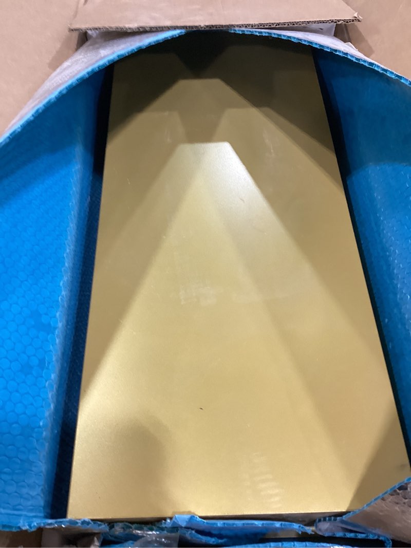 Condition photo showing As Is for recessed led shower niche, stainless steel rectangle single niches 28.4"x12.6", waterproof in wall shelf for showers bathroom storage renovation