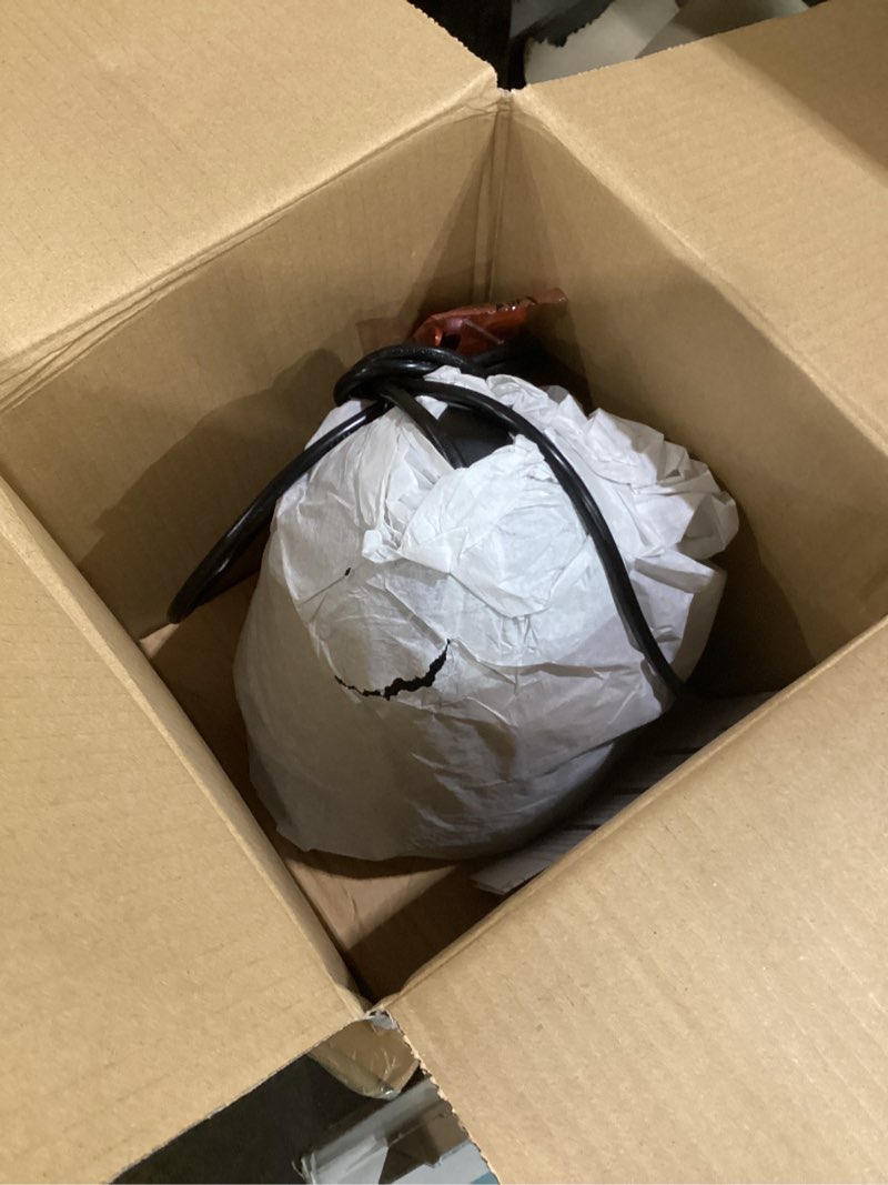 Condition photo showing New/Like New for Asa - Single Light Pendant - Structured Exterior & Interior Metal Shade Finish: Black