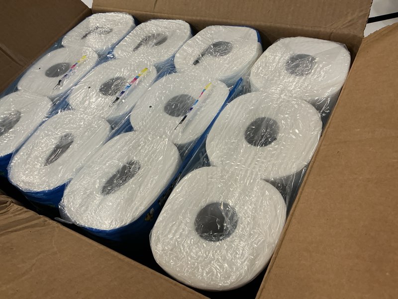 Condition photo showing New/Like New for Cottonelle Ultra Clean Toilet Paper with Active CleaningRipples Texture, Strong Bath Tissue, 24 Family Mega Rolls = 132 Regular Rolls (4 Packs of 6)