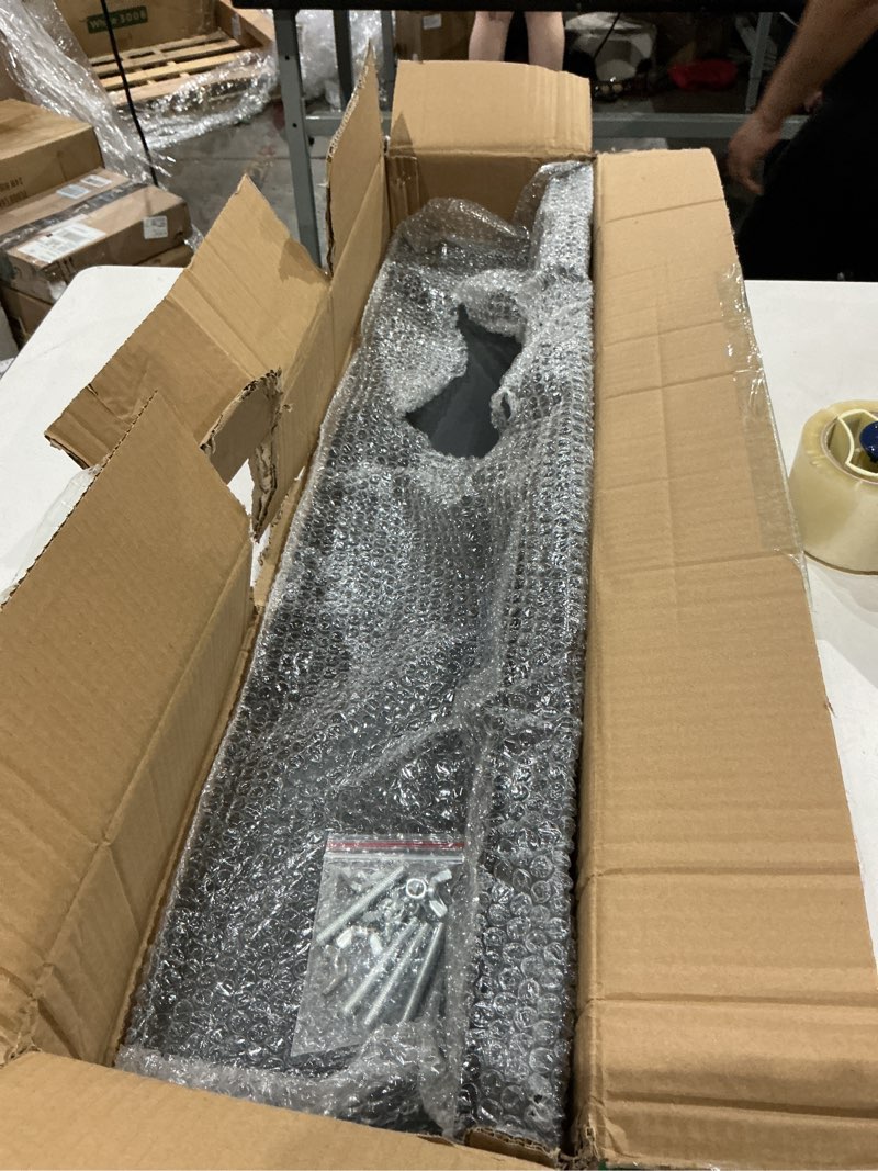 Condition photo showing Good Condition for metal floor stand sign holder base, 36" wide m mount holder, up to 72" tall graphic display floor stand, fit for foam board, composite board, acrylic glass sign, base only, (36 inches)