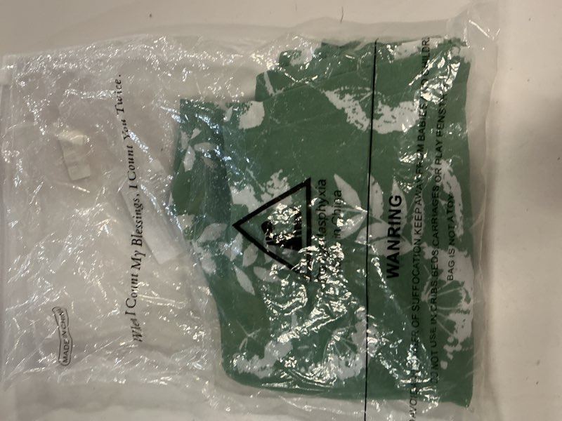 Condition photo showing New/Like New for chiclily women s shorts high waist drawstring shorts summer loose beach shorts with pockets  green white flower l