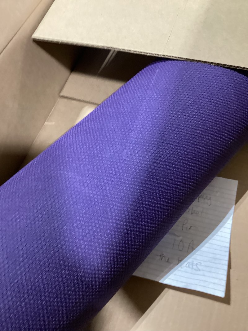 Condition photo showing As Is for manduka pro yoga mat - 6mm | lifetime durability | hygienic construction | premium studio quality | teacher approved midnight 71" x 26"