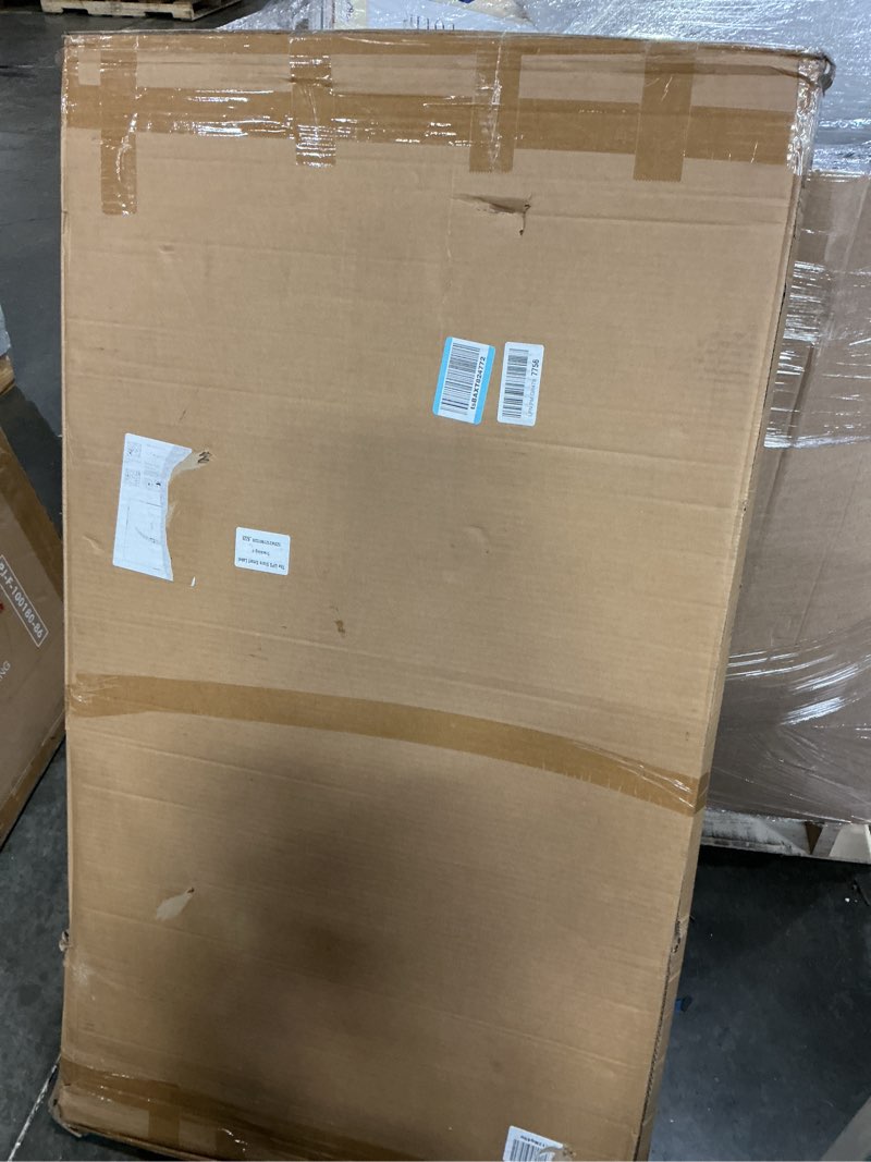 Condition photo showing New/Like New for houseables cat gate for doorway, tall cat gate, kitty fence, barrier, extra tall, pets, hallway, door, climb proof, safety, indoor, dog, white, 51” high, 30 - 41 inches wide, no drilling