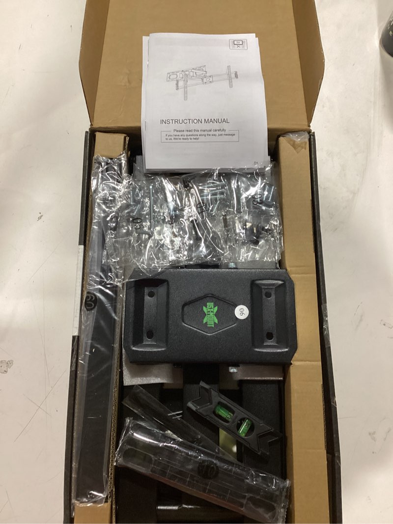 Condition photo showing New/Like New for Full Motion TV Wall Mount for Most 37"-84" Flat Screen TV, Swivel or Tilt TV Wall Bracket with Dual Articulating Arms, for 12"-16" Wood Studs, Max VESA 600x400mm, Load 120 lbs by USX MOUNT 37-84 inch, 120 lb