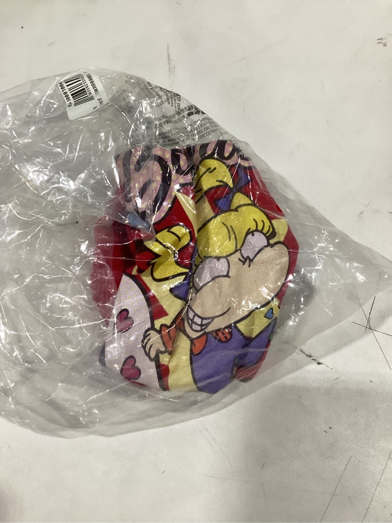 Condition photo showing As Is for Rugrats Angelica Bday Girl T-Shirt X-Small Red