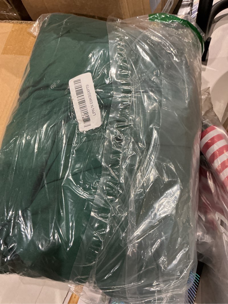 Condition photo showing As Is for unknown size )))sheet set,4 pieces hotel luxury breathable soft microfiber bedsheets, anti pilling deep pockets easy care bed sheets, olive green