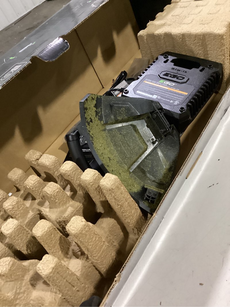Condition photo showing Good Condition for ego power+ multi-head system with line iq, powerload 56-volt 17-in straight shaft attachment capable battery string trimmer 5 ah (battery included) (charger included)
