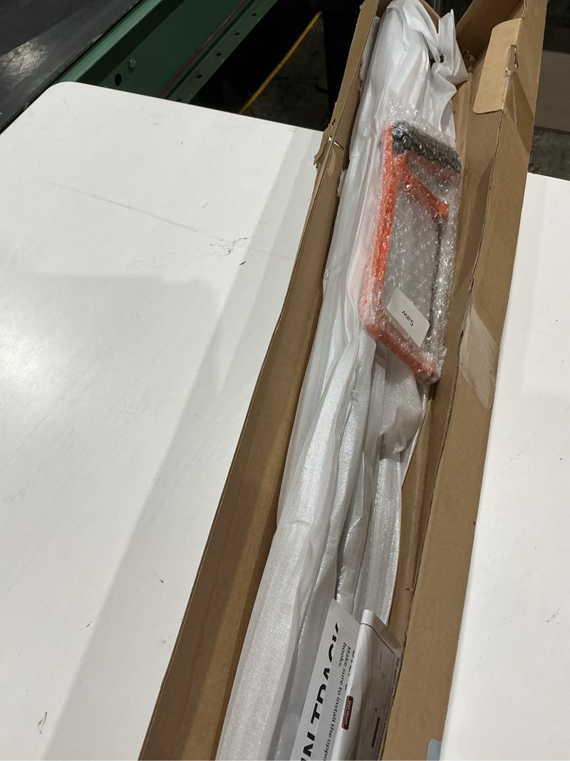 Condition photo showing Good Condition for felidesign curtain track, ceiling curtain track for room divider, ceiling mount rail set with roller hooks, white, 6ft - 9ft
