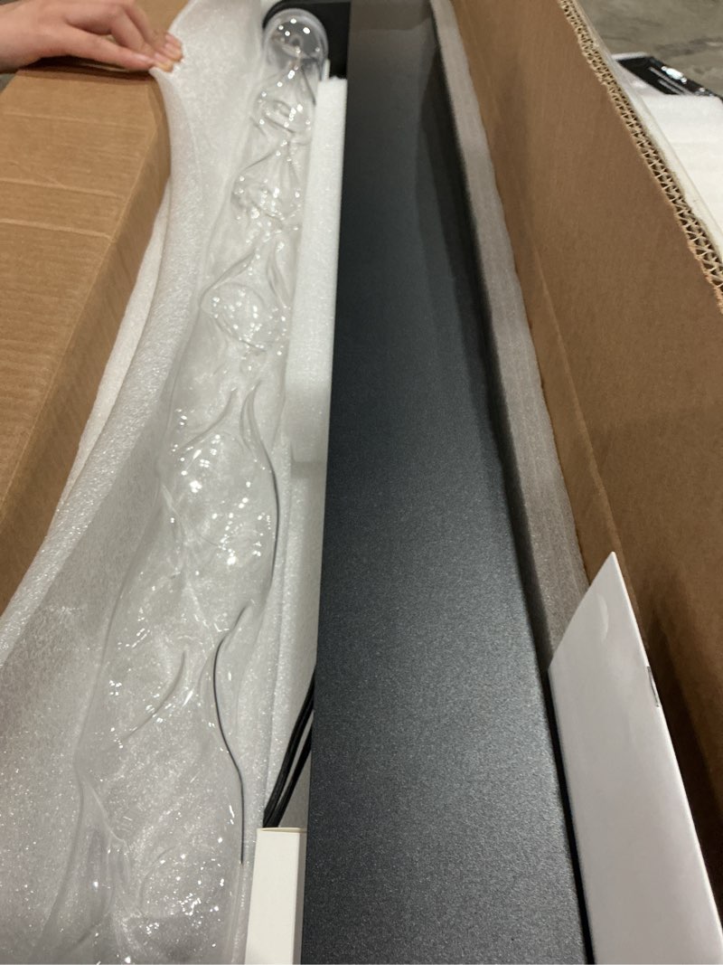 Condition photo showing Good Condition for rgbw dynamic wave wall light, ocean wave projector light ith music sync, color changing wall washer lamp with remote & app, aurora projector ambient light for gaming living room,1 pack multicolor 39.4 inch