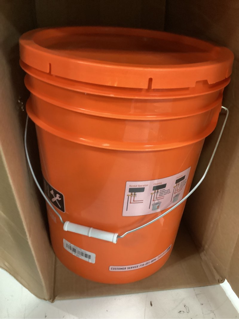 Condition photo showing Good Condition for DrainX Tankless Water Heater Flush Kit with Gallon of Liquid Descaling Solution and 1/6HP Extra Strength Pump