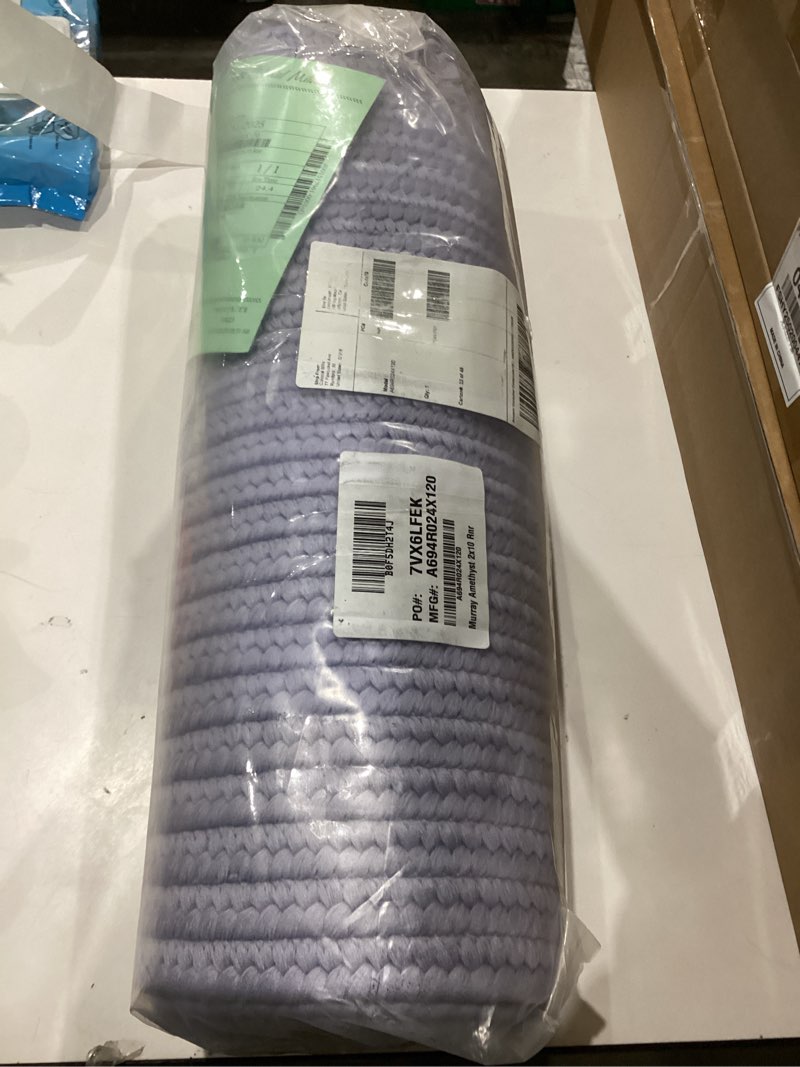 Condition photo showing As Is for Colonial Mills Murray - Amethyst 2' x 10'