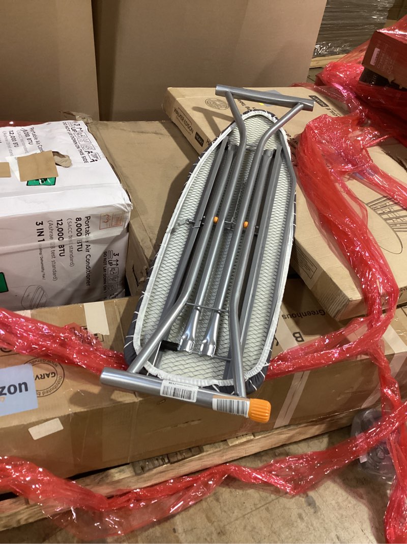 Condition photo showing As Is for Bartnelli Ironing Board | Space-Saving and Ultimate Iron Board Experience 13x43 | Reinforced Steel Legs, Adjustable Height, 4-Layer Padding, Patent Folding System (BIBT-2110)