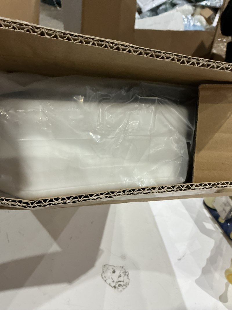 Condition photo showing New/Like New for carex toilet seat riser, round raised toilet seat adds 3.5 inches to toilet height, for assistance bending or sitting, 300 pound weight capacity toilet riser