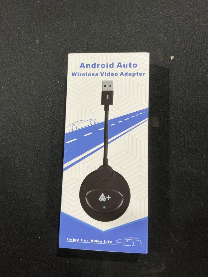Condition photo showing New/Like New for Wireless Android Auto Screen Mirroring Adapter for Car, Built-in YouTube TikTok Hulu and More, SmartBox Support Download Your Favorite APP, Plug N Play, Fit for OEM Wired Android Auto Cars Android auto wireless adapter with video