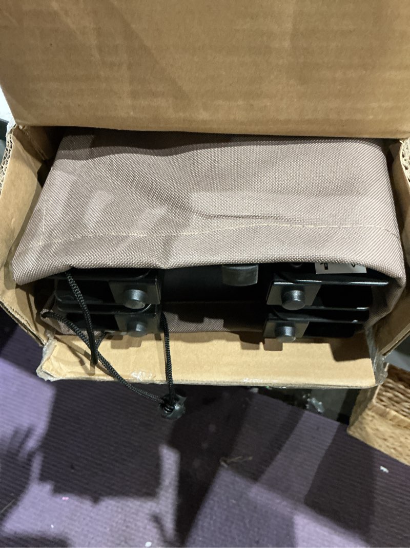 Condition photo showing Good Condition for coleman trailhead ii large folding cot with easy setup & takedown, supports adults up to 6ft 2in or 300lbs, great for camping, lounging, elevated sleeping, guests, & more military camping cot