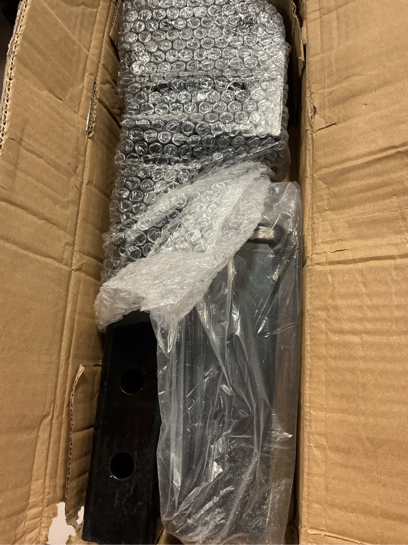 Condition photo showing New/Like New for fullwatt folding 2" trailer hitch adapter, hitch extender 2 inch with 16.3'' length, 500lb extension compatible 2"x2", 16.3", 500 lbs capacity