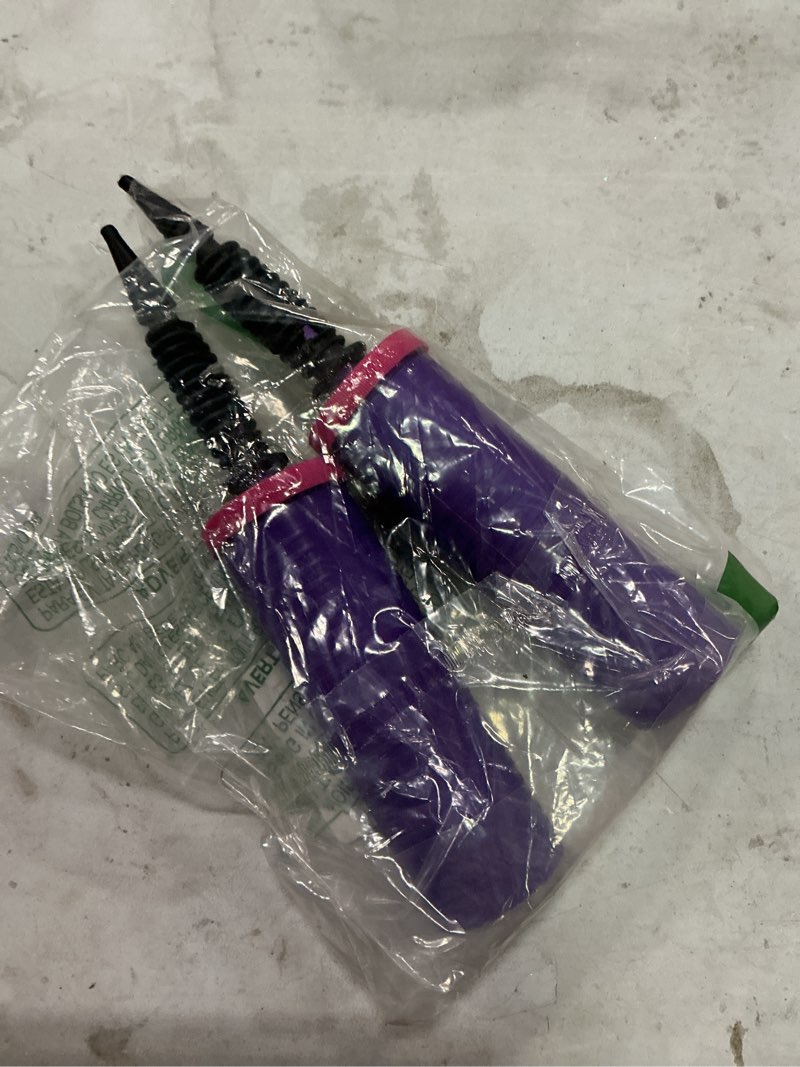 Condition photo showing As Is for balloon pump hand held, inflator air pump for balloons - 2way dual action, friends can help - sturdy ballon inflator pump