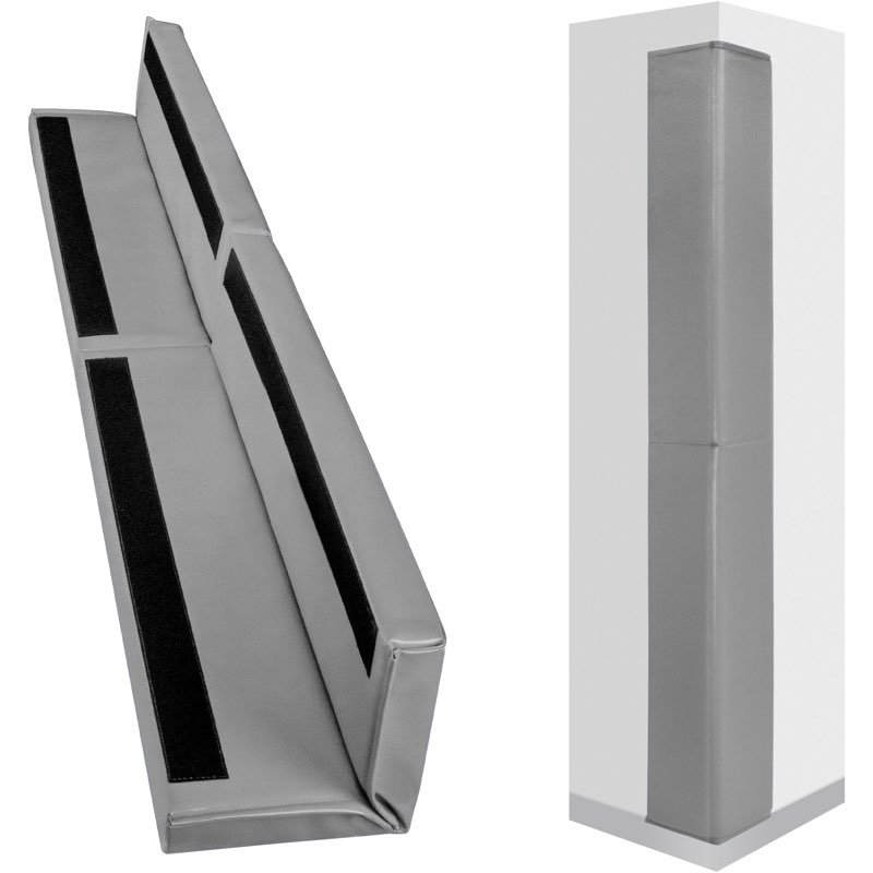 Megagreen Grey Wall Corner Padding 60" Tall and 2" Thick,Heavy Duty Protective Safety Padding,All-We