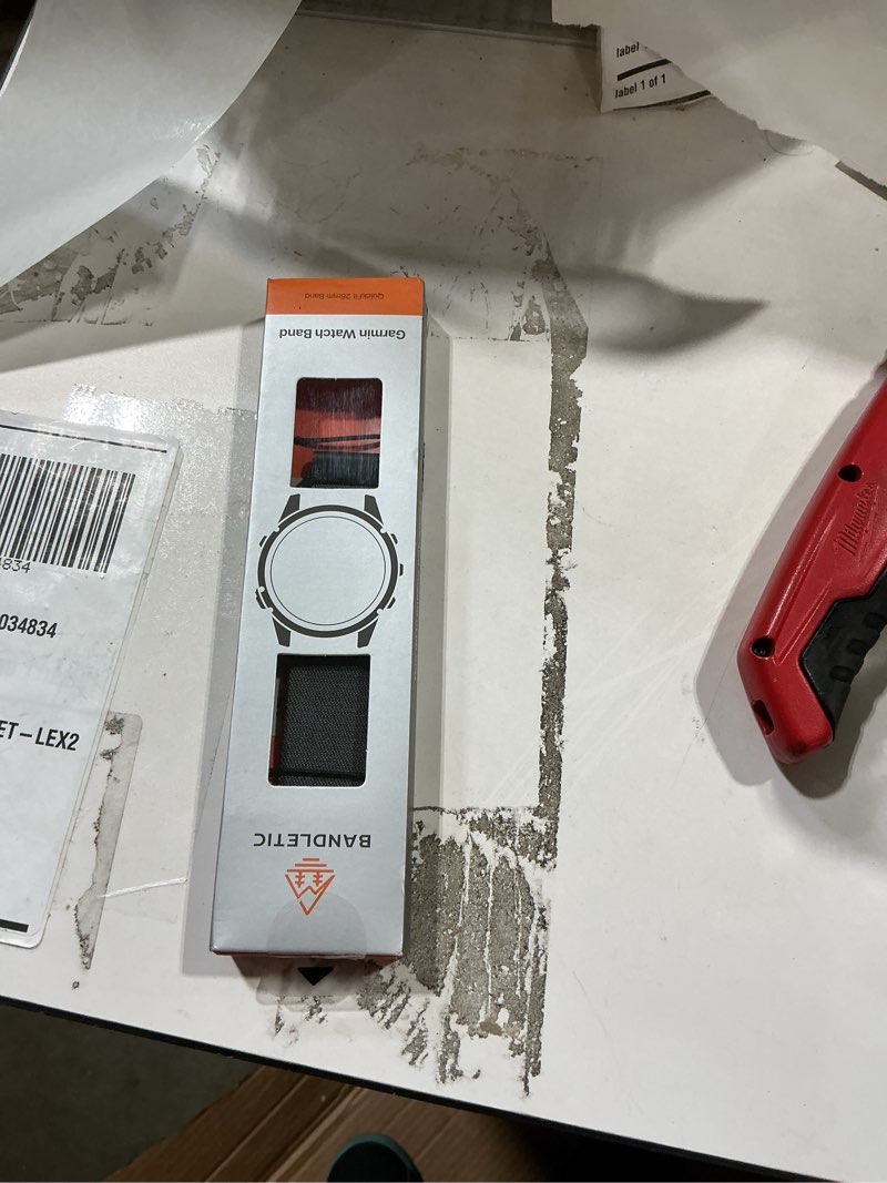 Condition photo showing Good Condition for bandletic compatible with garmin fenix 8 51mm 7x 6x 5x watch band - 26mm quick fit rugged nylon strap for fenix 7x 6x pro/5x plus/3/3 hr/instinct 2x solar 3 50mm /enduro/quatix 7x/tactix 8/epix pro 2 gray