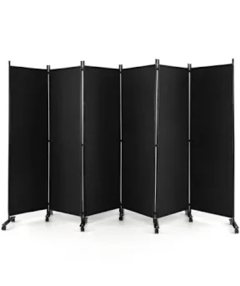 black room partition divider 