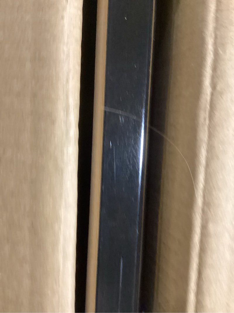 Condition photo showing As Is for GraduationMall 11x17 Black Wood Diploma Frame with Tassel Holder for 8.5x11 Certificate Document,Real Glass,Black over Gold Mat Black With Gold Trim Diploma + Tassel