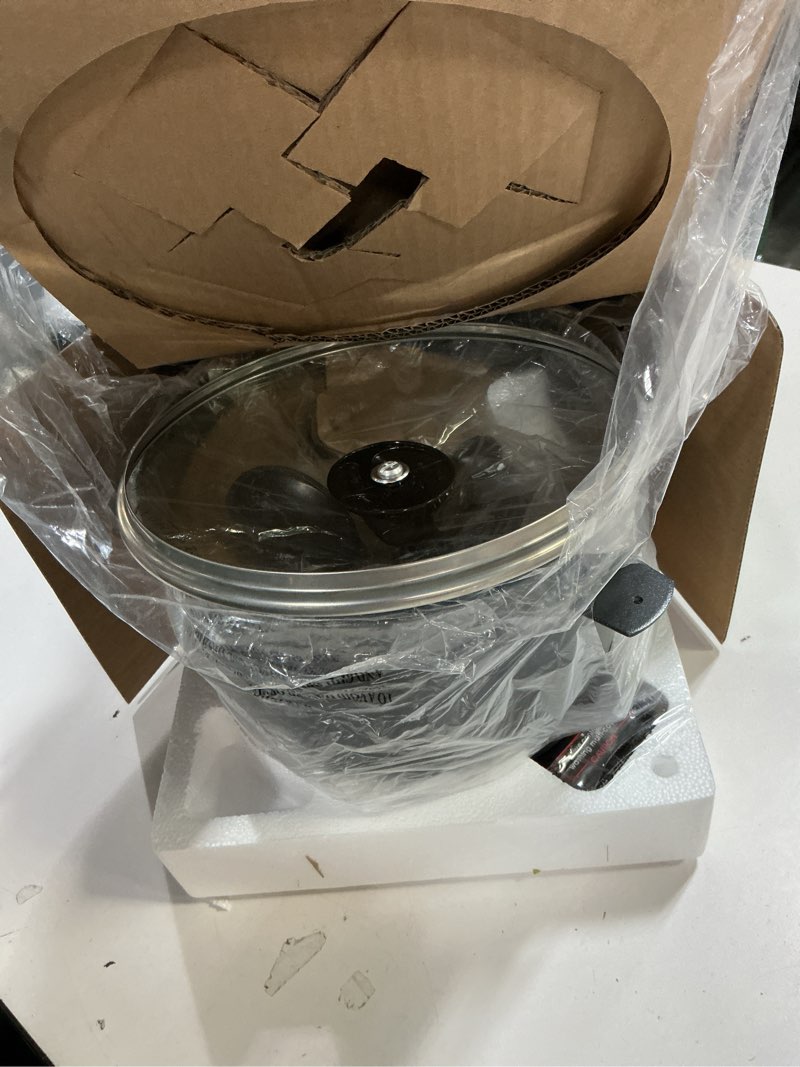 Condition photo showing New/Like New for Presto 06006 Kitchen Kettle Multi-Cooker, Steamer, Deep Fryer, Black