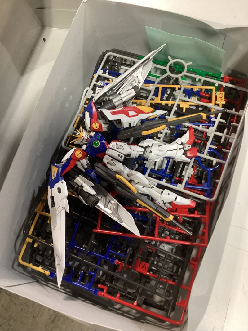 Condition photo showing As Is for bandai hobby - gundam wing - #43 xxxg-00w00 wing gundam zero rg 1/144 model kit