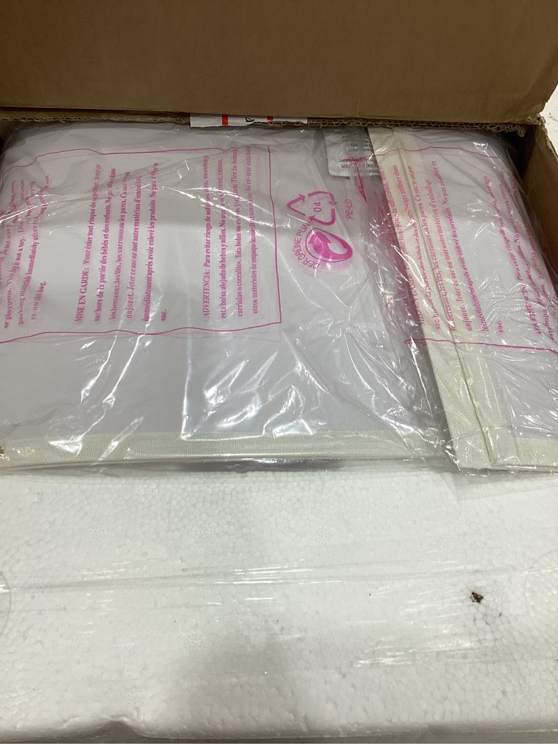 Condition photo showing Good Condition for oneach 27.75" modern table lamps set of 2, pink bedside lamp with class nightlight, usb a+c, unique desk lamps for living room, bedroom, nightstand, end table (2 bulbs included) pink - white shade