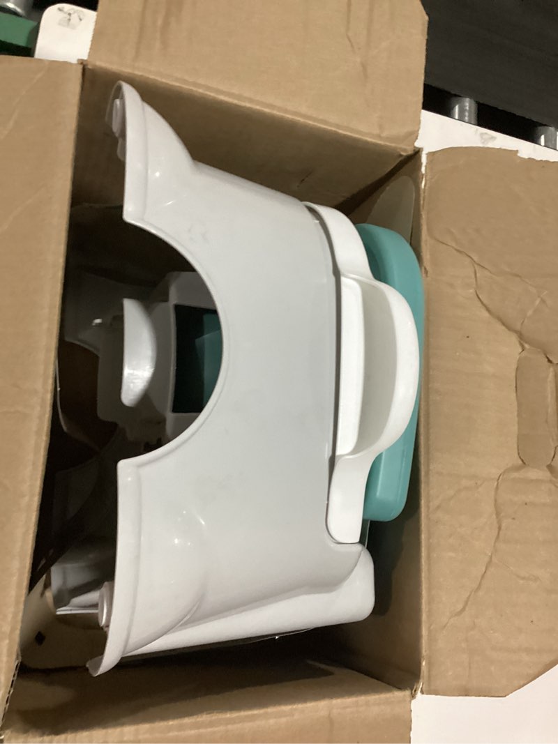 Condition photo showing As Is for fisher-price™ 3-in-1 toddler toilet training potty chair and step stool, with removable toilet ring