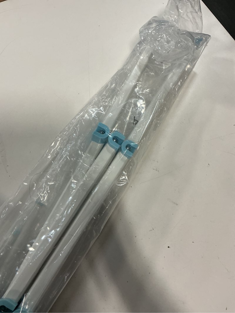Condition photo showing Good Condition for HOMIDEC Drying Rack Clothing,Large 12 Drying Poles with Sock Clips Clothes Drying Rack,Foldable Portable Laundry Drying Rack for Air Drying Clothing,Towels,Delicate Eac,Indoor Outdoor Use.White&Blue