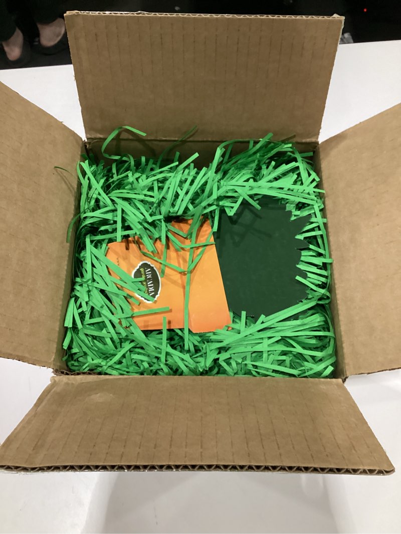 Condition photo showing Good Condition for Arcadia Garden Products 1 lbs - Green Crinkle Shredded Color Paper Filler Box Stuffing for Gift Wrapping & Crafts, Basket Filling, Confetti, Packaging & Shipping - RPC01GN Green 1LB