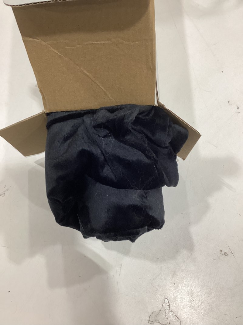 Condition photo showing As Is for QUORGVES Black Velvet Pillow Covers 24x24 Inch Set of 2, Soft Solid Decorative Square Throw Pillow Covers, Decor Cushion Covers for Bed Sofa Couch Bedroom Living Room 24" x 24" (Pack of 2) Black 2